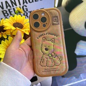 Lovely Puppy Brown Phone Case